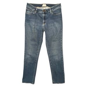 LL‎ Bean Jeans 6MT Favorite Fit Blue Mid Rise Stretch Denim Medium Wash Classic